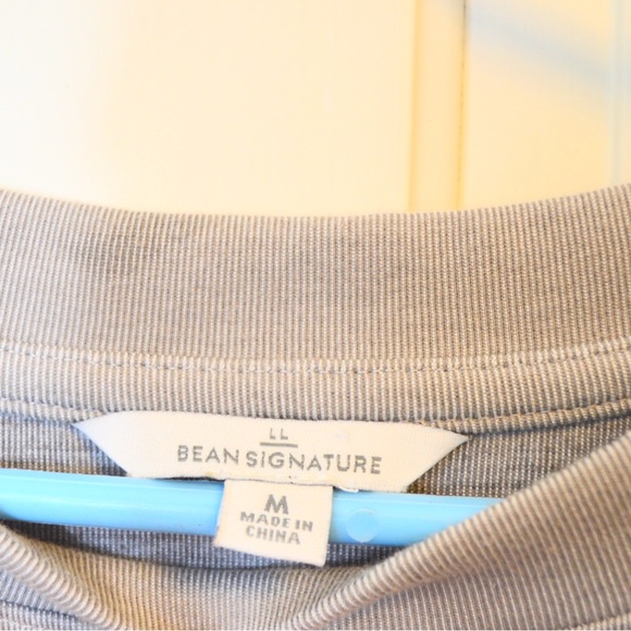 LL Bean Short Sleeve Tunic Sweatshirt | Tie-Side | Size M - Picture 5 of 6